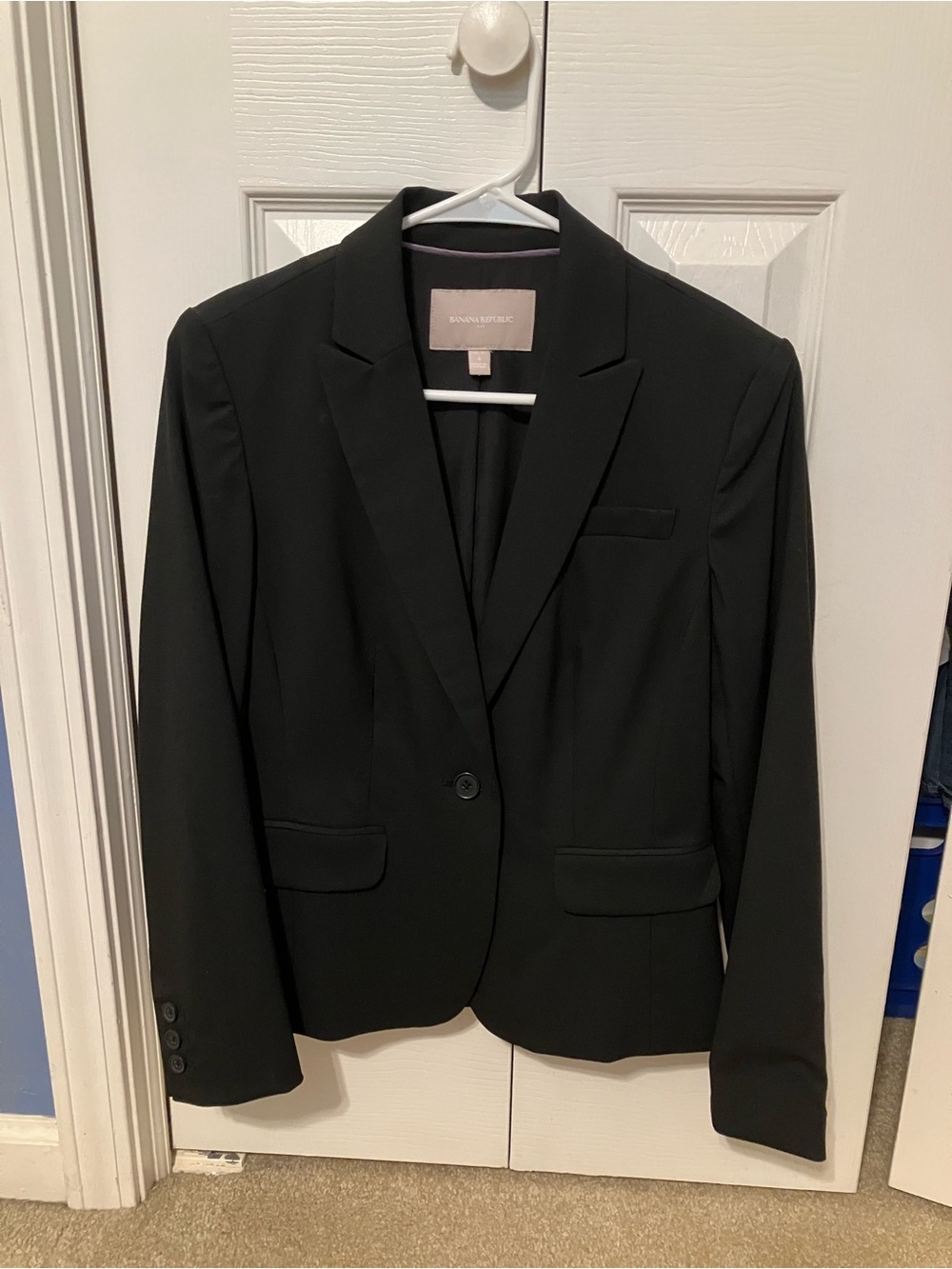 Banana Republic Black Single-Button Women's Blazer